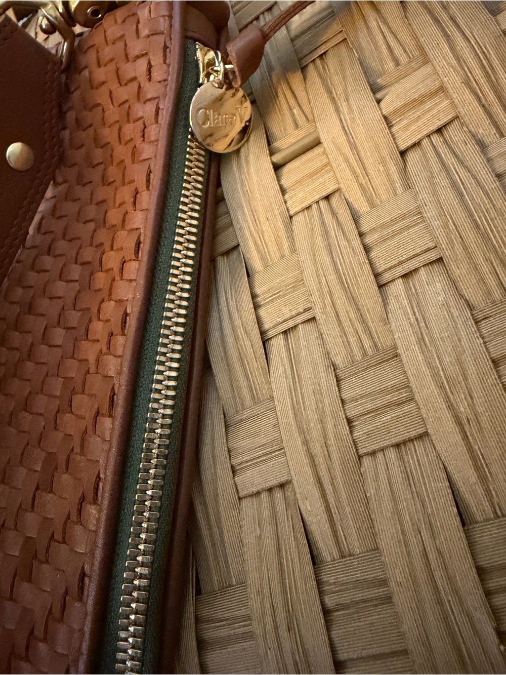 Clare V. Moyen Hazelnut Zig Zag - Picture 6 of 7